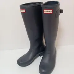 美品✨HUNTER ハンター オリジナル トール レインブーツ ネイビー 24