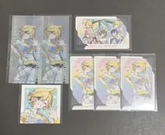 プロセカ 感謝祭 鏡音レン グリカ 特典クリアしおり ステッカー セット