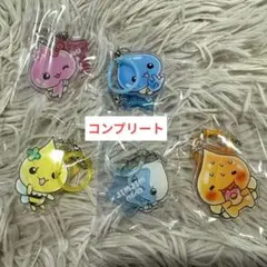 しずくちゃん　アクリルめじるしチャーム　全5種コンプリートセット