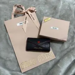 miumiu キーケース 箱付き ショッパー付きのサムネイル