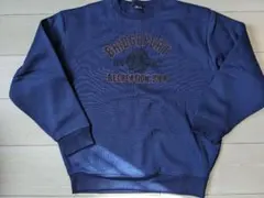 新品未使用 プリントスウェット ネイビー