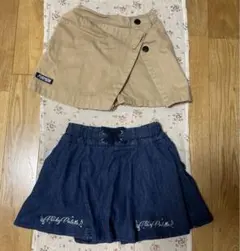 女の子　ショートパンツ　スカート　セット売り　120