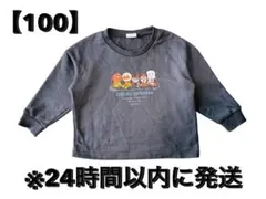 アンパンマン 長袖 トレーナー【100】グレー※２４時間以内に発送しますのサムネイル