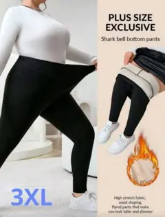 レギンス 裏起毛 3XL ①