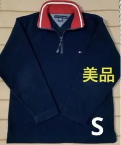 TOMMY HILFIGER 90'S フリース レトロ ハーフジップ