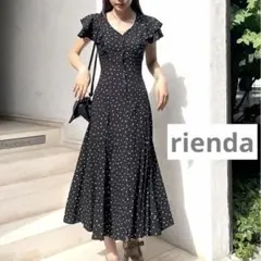 rienda❤️ダブルフリルスリーブフレアOP