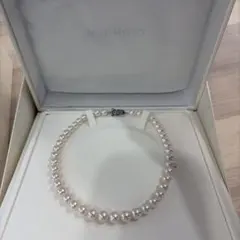 銀座本店購入⭐︎ミキモト　MIKIMOTO パールネックレス 8.0〜8.5mmのサムネイル