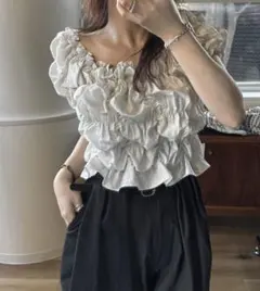 willfully whip shirring stripe topsのサムネイル