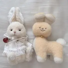 ベイビーラビット うさぎ ぬいぐるみ 海外作家様 ハンドメイド