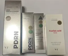 VT PDRN バリアクレンザー アンプル ジェルクリーム AZトナー 計4点