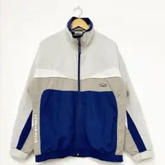 UMBRO メンズナイロンジャケット グレー/ネイビー