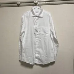 【新品未使用】ユニクロ ファインクロススーパーノンアイロンスリムフィットシャツ
