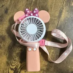 ミニーマウス ハンディファン ピンク