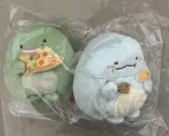 限定 すみっコぐらし てのりぬいぐるみセット とかげ&とかげ（本物）