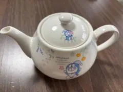 ドラえもん ティーポット 陶器製 花柄