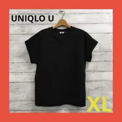 美品 ユニクロ U 半袖カットソー レディース XL ブラック
