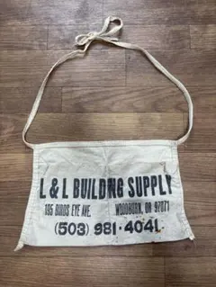 vintage キャンバスエプロン　バッグ