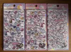 【正規品】日本未発売！マイメロ　ハローキティ　ボンボンドロップシール　3枚セット