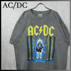 レア《AC/DC》両面ビッグプリントTシャツ/タイダイ染め/メンズ3XL 