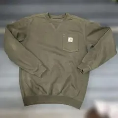 carhartt カーハート　メンズ　スウェット　トレーナー　カーキ