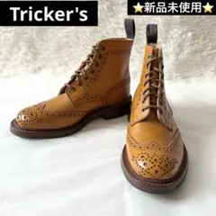新品未使用✨　Tricker's　MALTON カントリーブーツ　キャメルのサムネイル