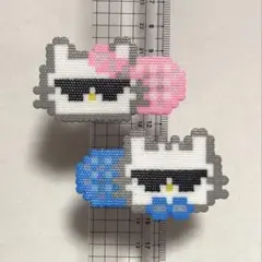 ヴィンテージ♦️希少 キティちゃん アイロンピース♦️サンリオ 正規品♦️送料込 キティーちゃん アイロンビーズ セット - メルカリ