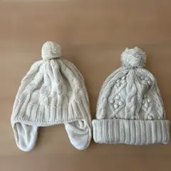 babyGap 無印　ニット帽 ネックウォーマー セット アイボリー