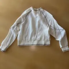 stylezampa ホワイト ラグランスリーブ トップスのサムネイル