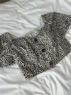 オフショルダーコルセットトップス