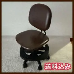 回転イス】コイズミ学習 チェア デスク 椅子 足置き付 ブラウン 勉強 