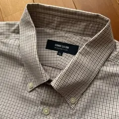 お値下げ【コムサイズム】美品ボタンダウンコットンシャツ