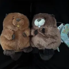 ちビーバーのむーたん LMC ぬいぐるみ マスコット　びばりん　むーたん