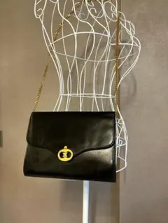 CELINE トリオンフ ボックス カーフ チェーン ショルダー/915