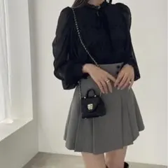 SNIDEL サイドプリーツスカショーパン