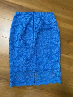 タイトスカート　ブルー　ネイビー　Mサイズ