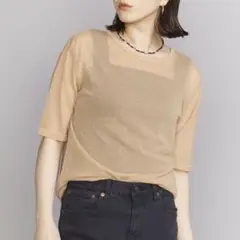 BEAUTY&YOUTH UNITED ARROWS シアークルーネックTシャツ
