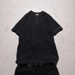 00s Grunge Henley Neck s/s Fade Tee