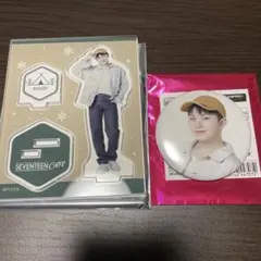 SEVENTEEN CAFE 2022 アクスタ 缶バッジ ウジ