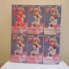 劇場版美少女戦士セーラームーン　ちびうさ　フィギュア　２種　5点セット