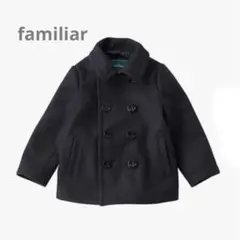 現行品　ファミリア　ウールコート ダブルブレスト　ピーコート　110 2025年最新】ファミリア ピーコートの人気アイテム - メルカリ