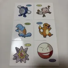 ポケモンパン　デコキャラシール　217弾　スターミー　マルマイン　ゼニガメ　他