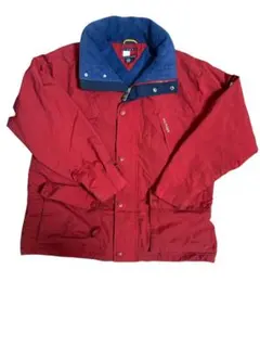 90'sTOMMY HILFIGER ナイロンジャケット レッドbboy