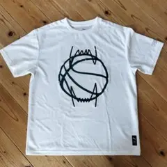 PUMA バスケットボール 半袖シャツ DRYCELL白Mメッシュ