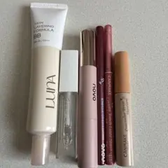 化粧品まとめ売り、数回使用のみ(CANMAKE、LUNA、NOVO、muice)