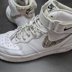 Nike Air Force 1 ハイカット ホワイト　蛇柄　29cm