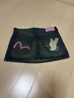 EVISU DONNA デニム ミニスカート タイトスカート エビス 恵比寿