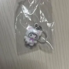 サンリオキャラクターズ　ふわふわスノー　めじるしアクセサリー　クロミちゃん