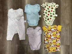 ベビー服 ロンパース ショートオール ユニクロbaby&ディズニー 70cm