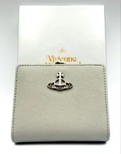 【新品未使用】Vivienne Westwood 二つ折り財布 グレー