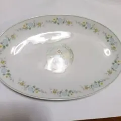 ノリタケ　花柄オーバル皿　　大皿